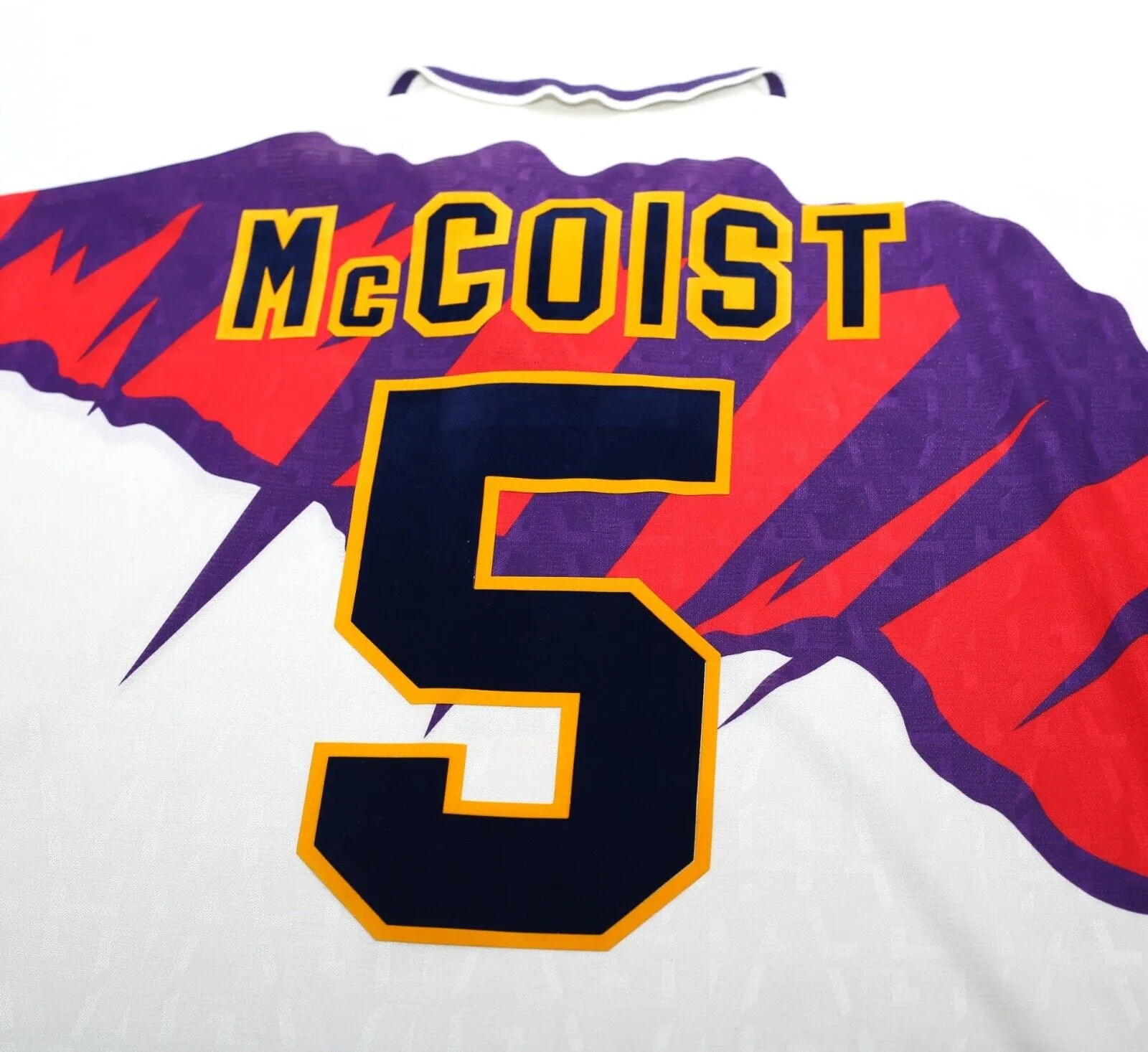 1991/93 McCOIST #5 Scotland Euro 92 Umbro Away Football Shirt (XL) Rangers
