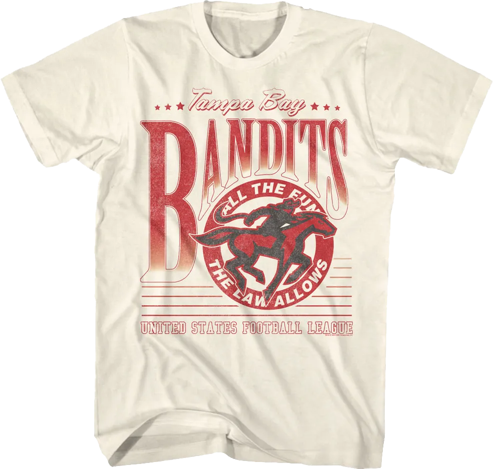 All The Fun The Law Allows Tampa Bay Bandits USFL T-Shirt