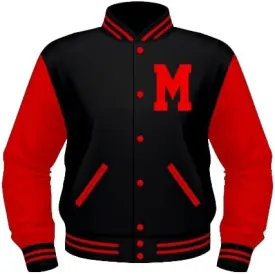 Custom Varsity Jacket, Baseball/Basketball Letterman Unisex Wool and Leather Varsity Jacket Mens/Womens