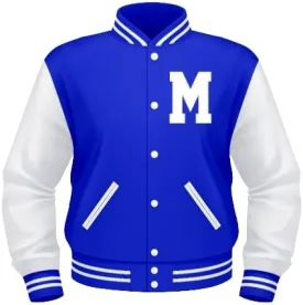 Custom Varsity Jacket, Baseball/Basketball Letterman Unisex Wool and Leather Varsity Jacket Mens/Womens