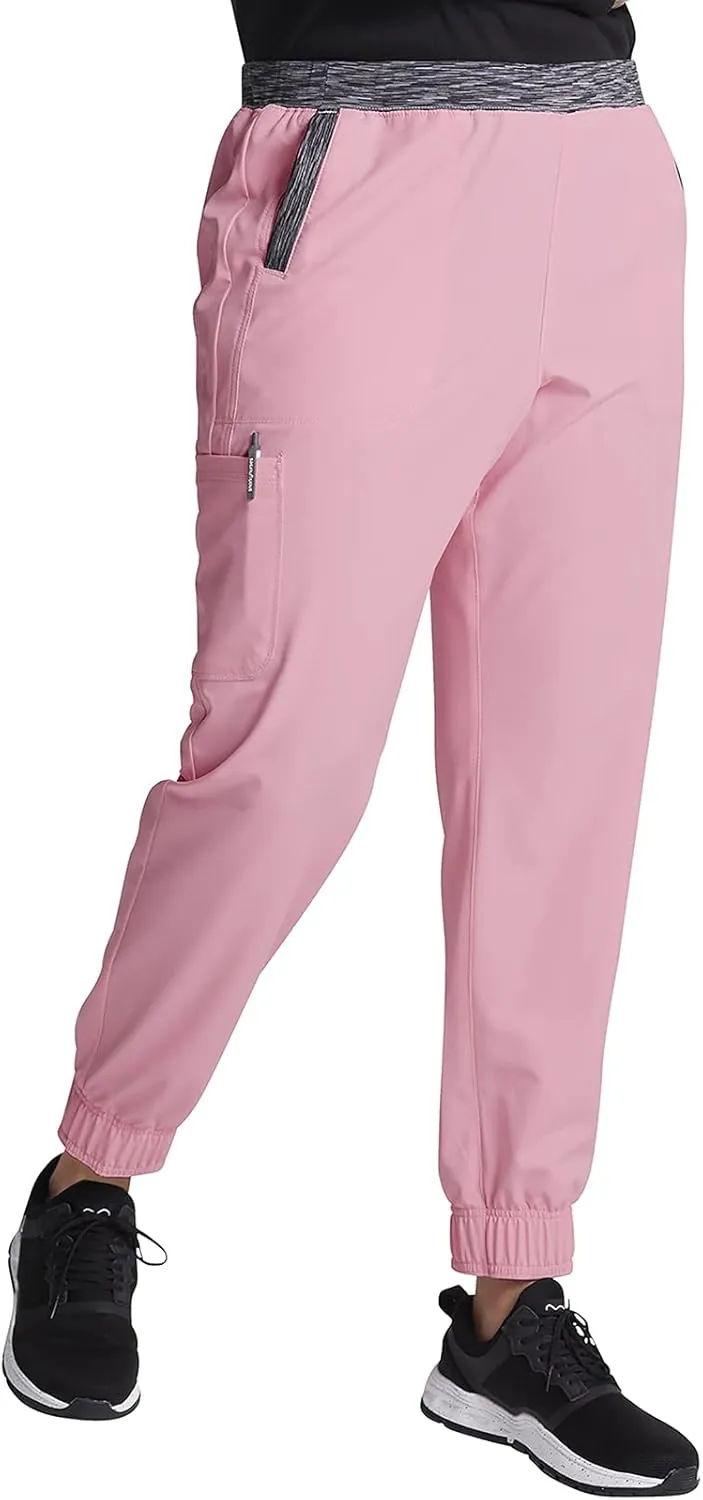 Dickies Dynamix Women Scrubs Pant Natural Rise Tapered Leg Mlange Jogger DK186
