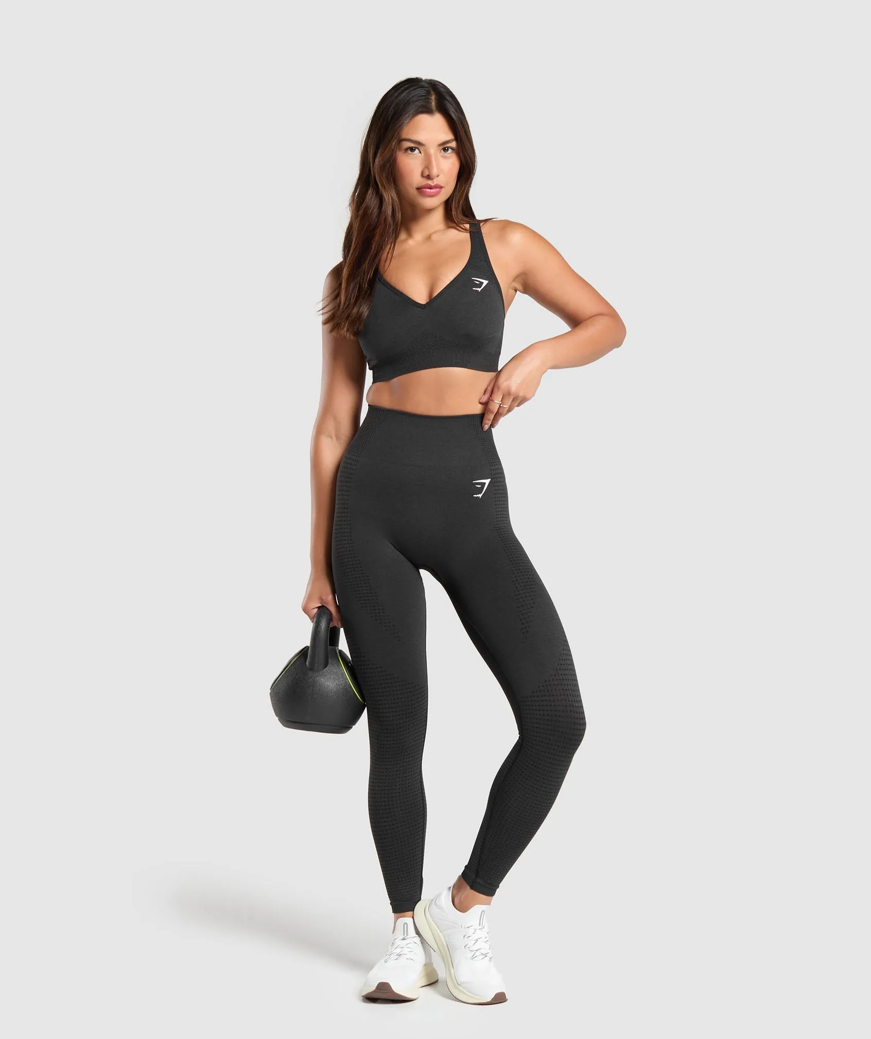 Gymshark Vital Seamless 2.0 Leggings - Black Marl