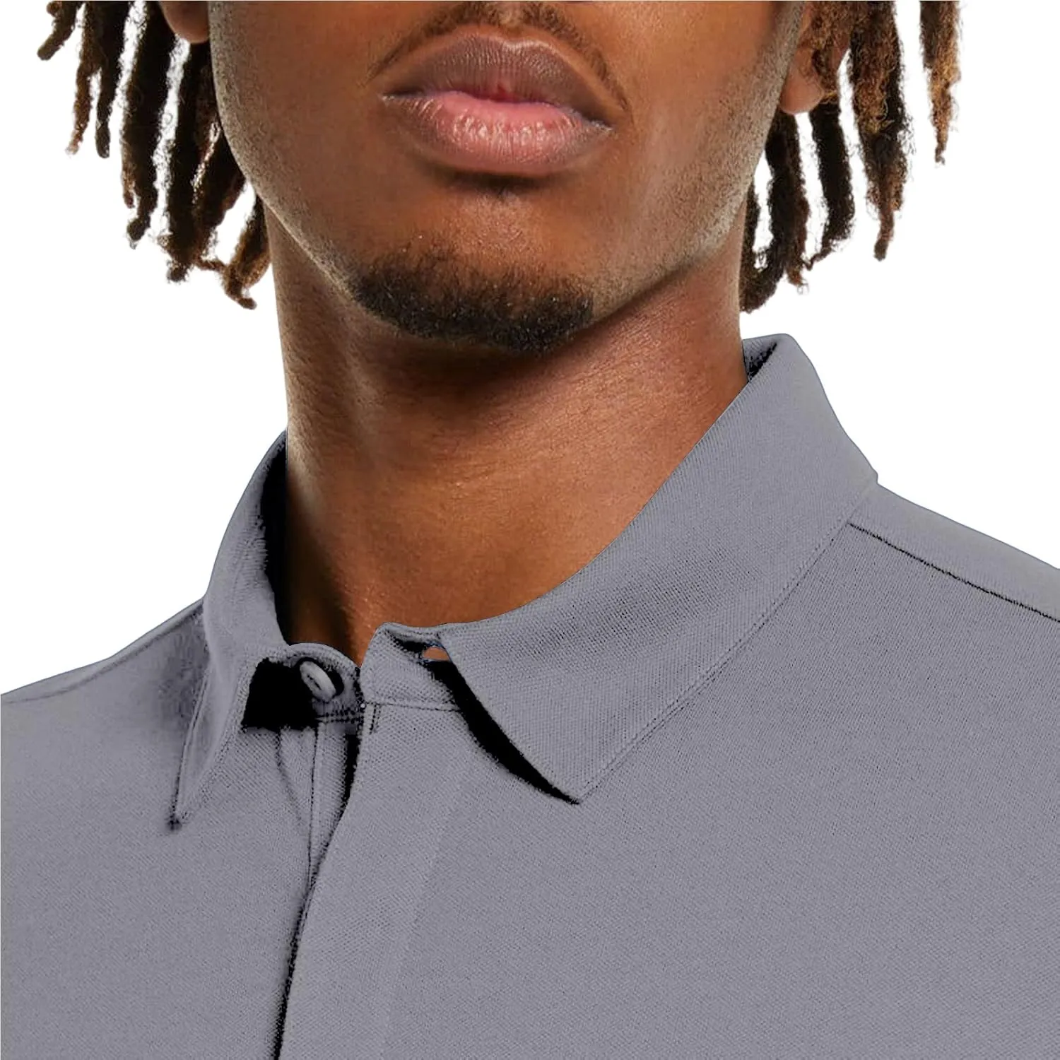 Lexiart Mens Athletic Golf Polo Shirts - Short Sleeve Workout Polos Quick Dry T-Shirt