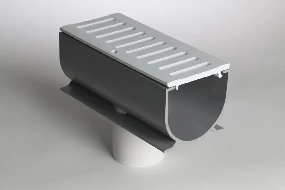Linear Drain for Pool Decks and Driveways - The 3" Water Hog