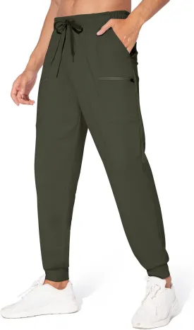 M MAROAUT Men's Joggers Pants - Lightweight Sweatpants with Zipper Pockets, Gym Workout Pants for Athletic Running Casual