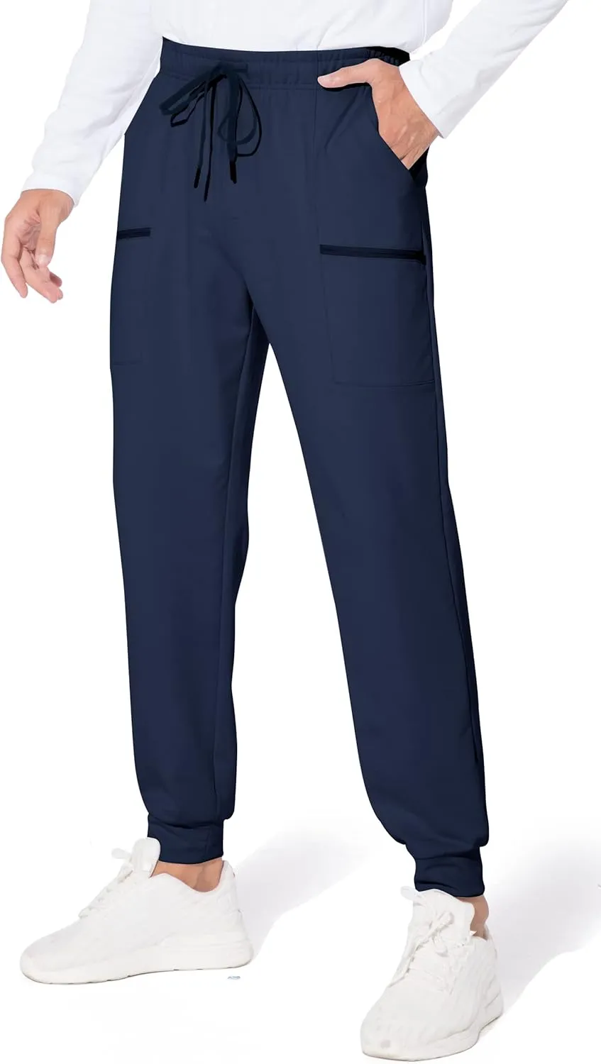 M MAROAUT Men's Joggers Pants - Lightweight Sweatpants with Zipper Pockets, Gym Workout Pants for Athletic Running Casual