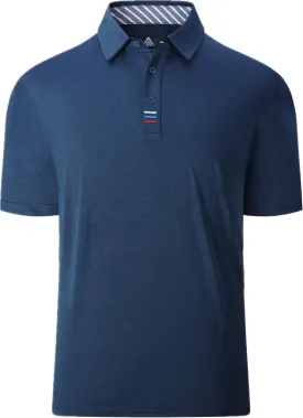 Men's Polo Shirts Short Sleeve Moisture Wicking Performance Golf Shirts Collared Lightweight Casual T-Shirt Athletic