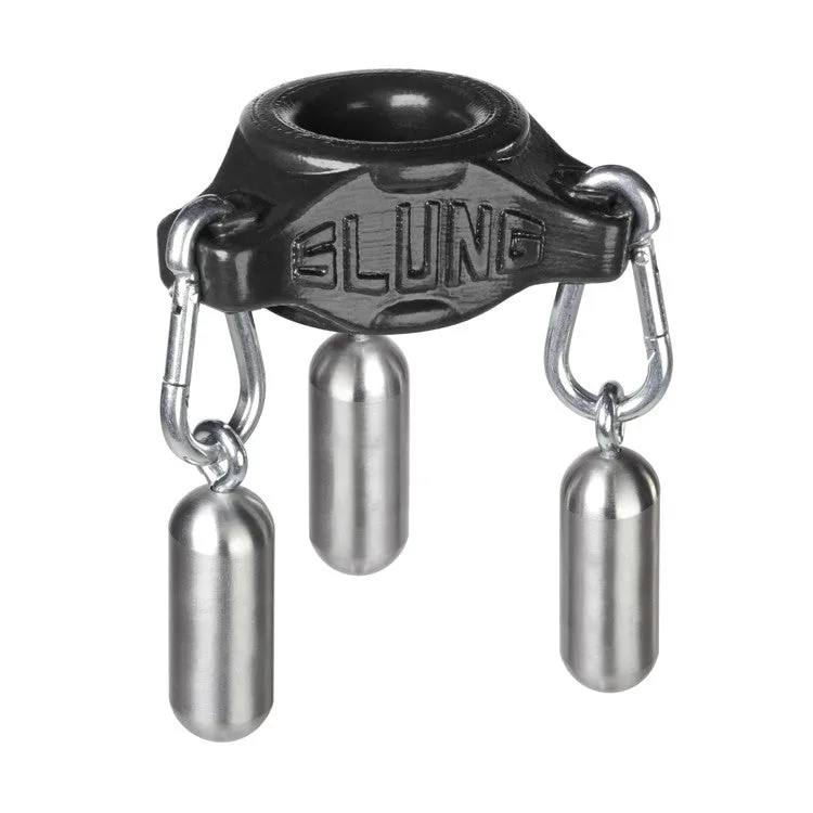 Oxballs Slung Weighted Parachute Ball Stretcher - Black