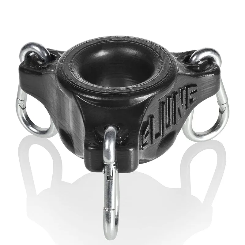 Oxballs Slung Weighted Parachute Ball Stretcher - Black