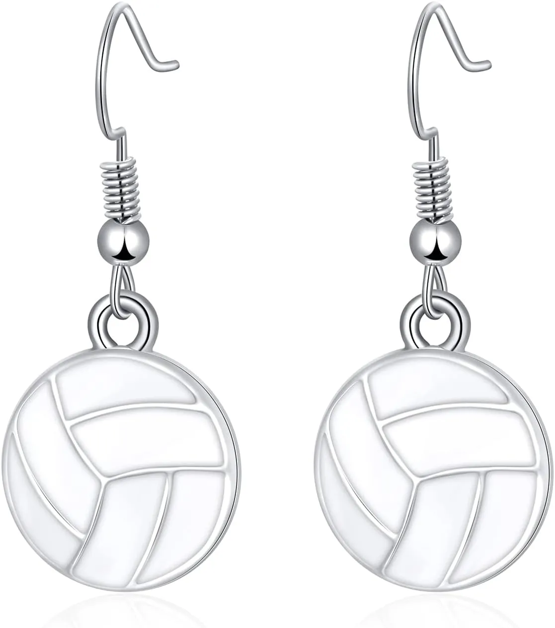 Sport Ball Dangle Earrings, Football, Basketball, Soccer, Volleyball, Baseball Earrings for Women Fans