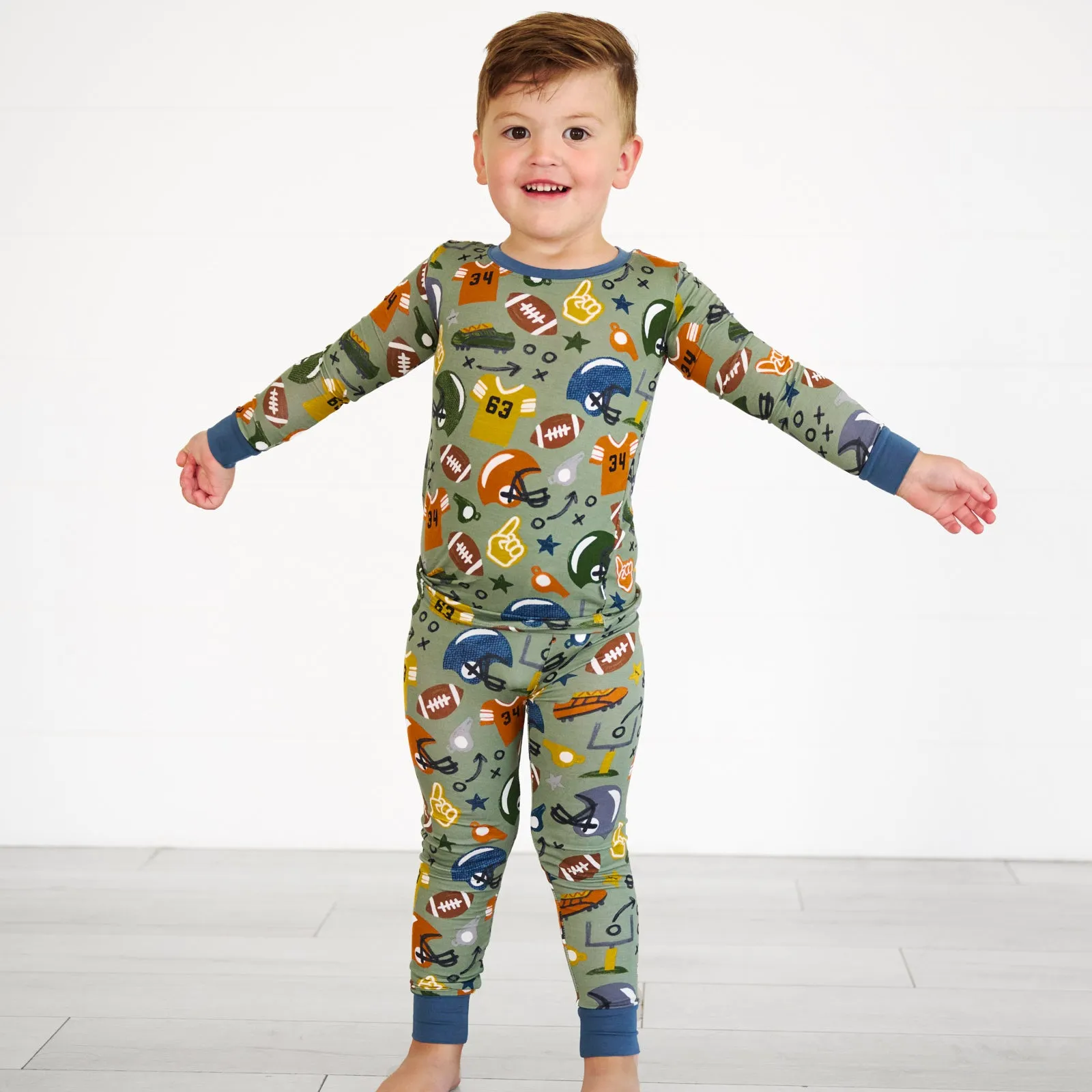 Touchdown Time Two-Piece Pajama Set
